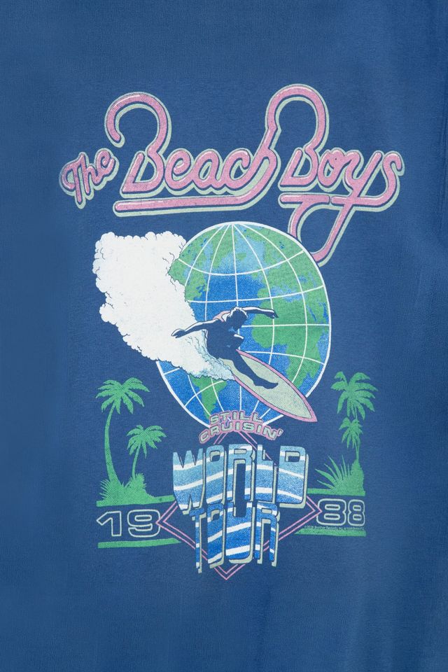 Junk Food The Beach Boys 1988 World Tour Vintage Tee #3