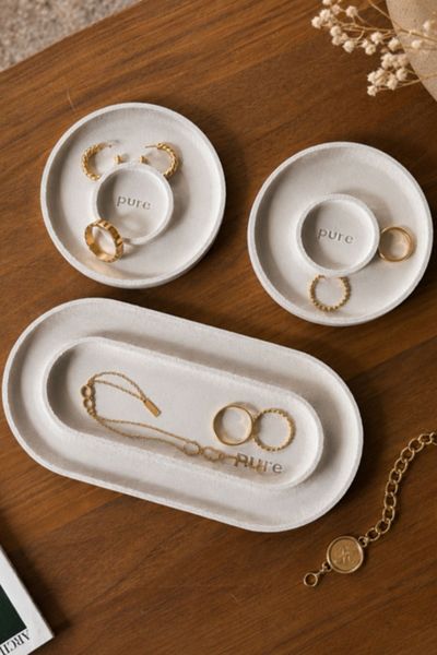 Pure MDRN 3 Piece Trinket Tray Set