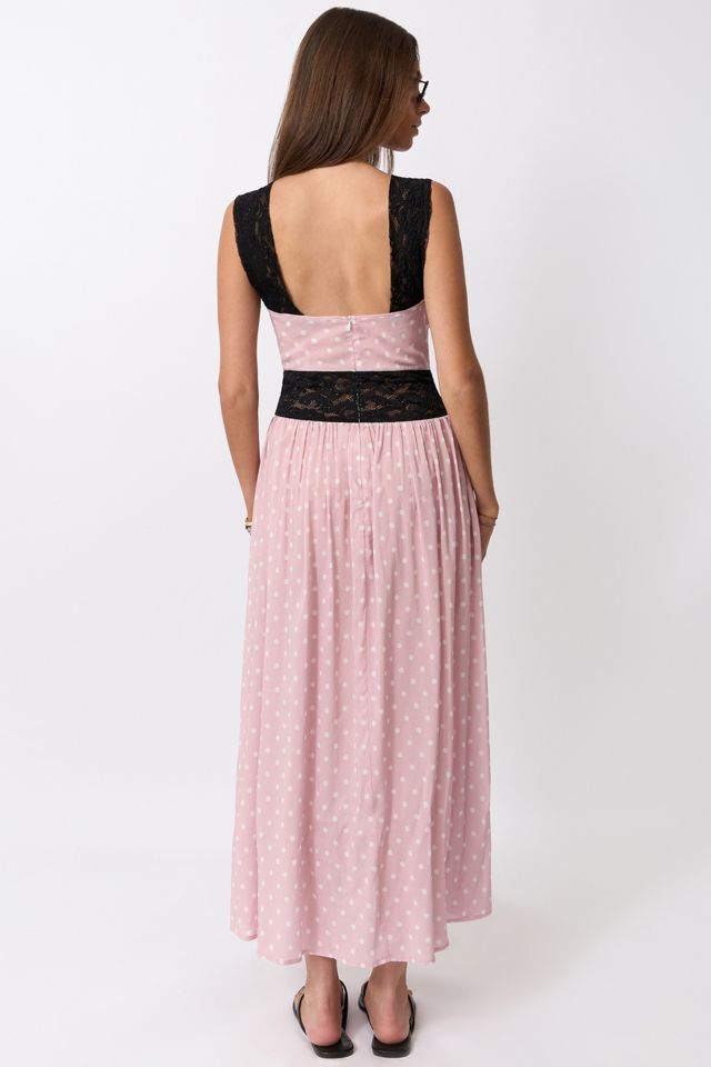 WeWoreWhat Lace Trim Baby Doll Dress #3