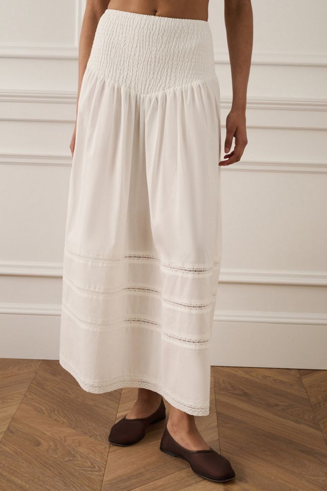 WeWoreWhat Smocked Maxi Skirt #1