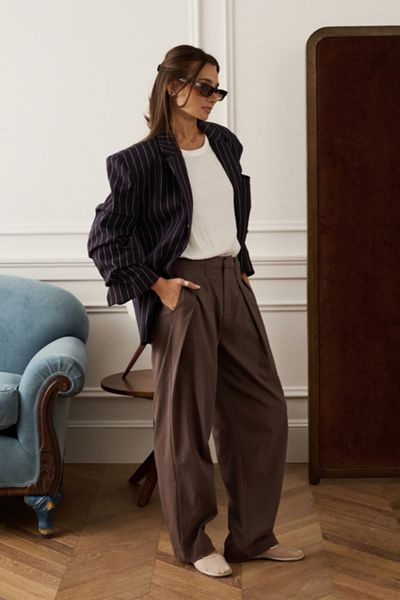 WeWoreWhat Double Belt Trouser