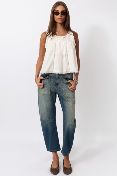 WeWoreWhat Baby Doll Lace Top