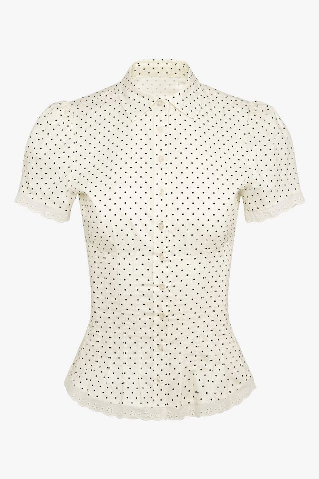 WeWoreWhat Cinched Button Up Top #4
