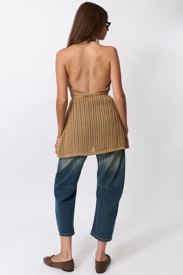WeWoreWhat Crochet Halter Tunic #1