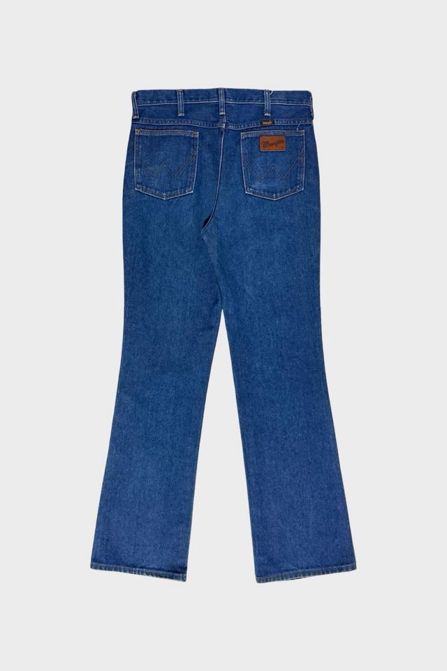 Vintage 1970's Wrangler Faded Western Bootcut Jeans #1