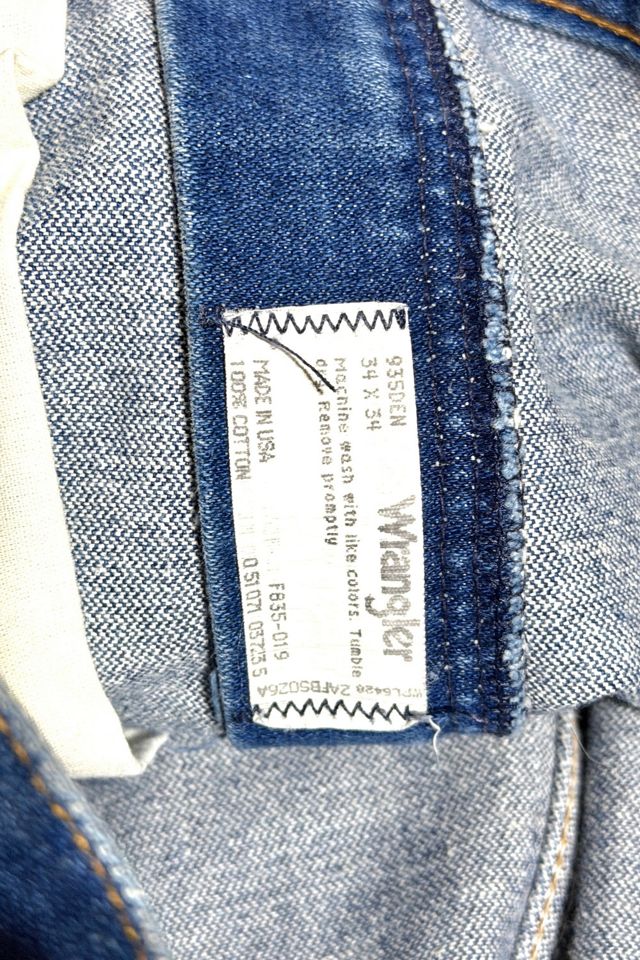 Vintage 1970's Wrangler Faded Western Bootcut Jeans #2