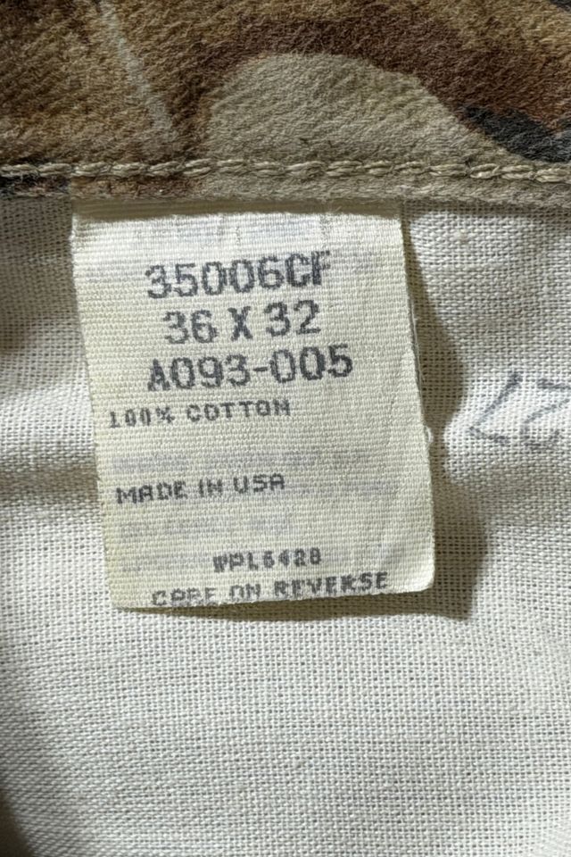 Vintage 1990's Wrangler Leaf Camo Pants #3
