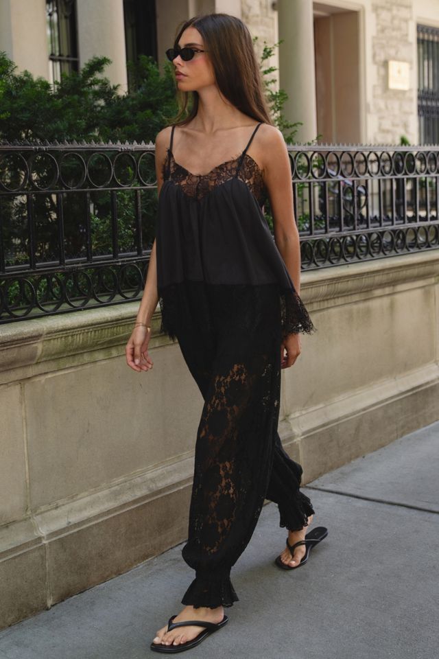 WeWoreWhat Lace Trim Cami #1