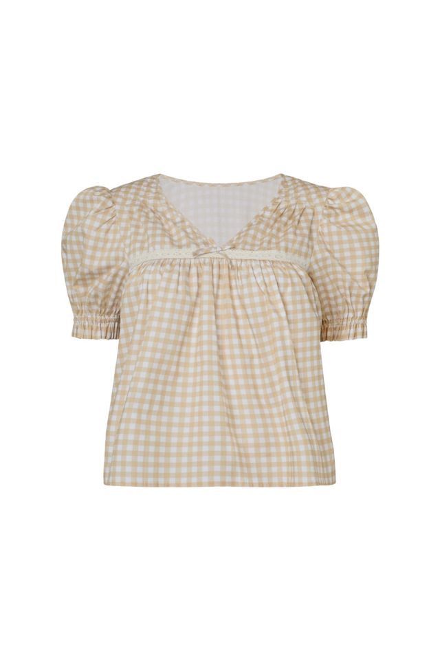 WeWoreWhat Puff Sleeve Baby Doll Top #4