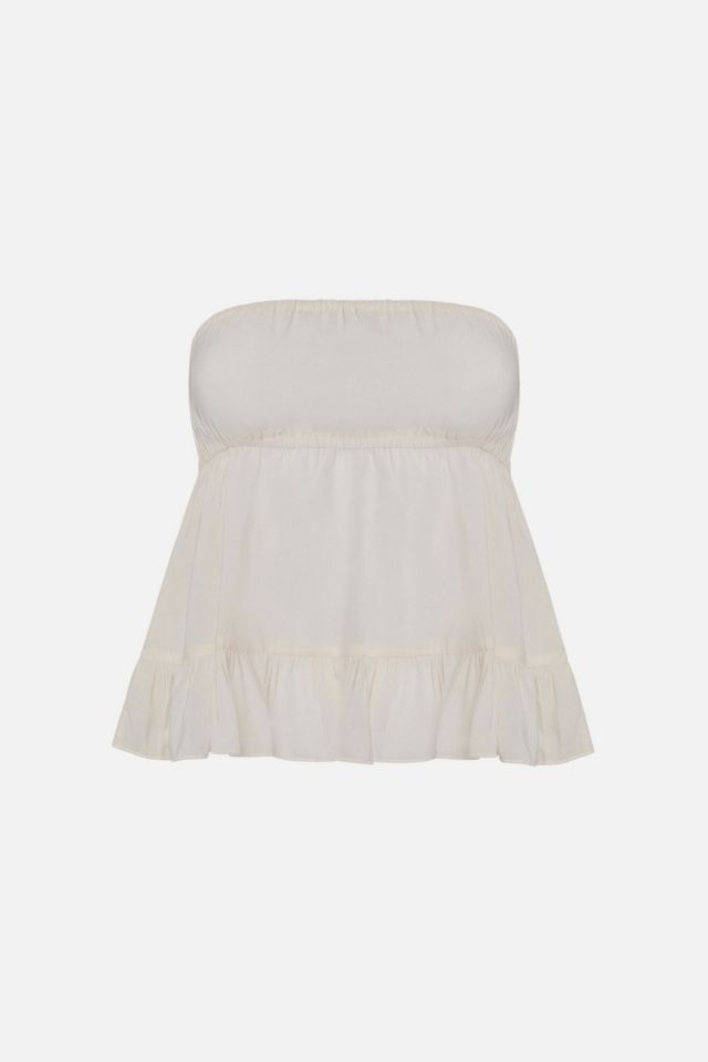 WeWoreWhat Ruched Strapless Top #4