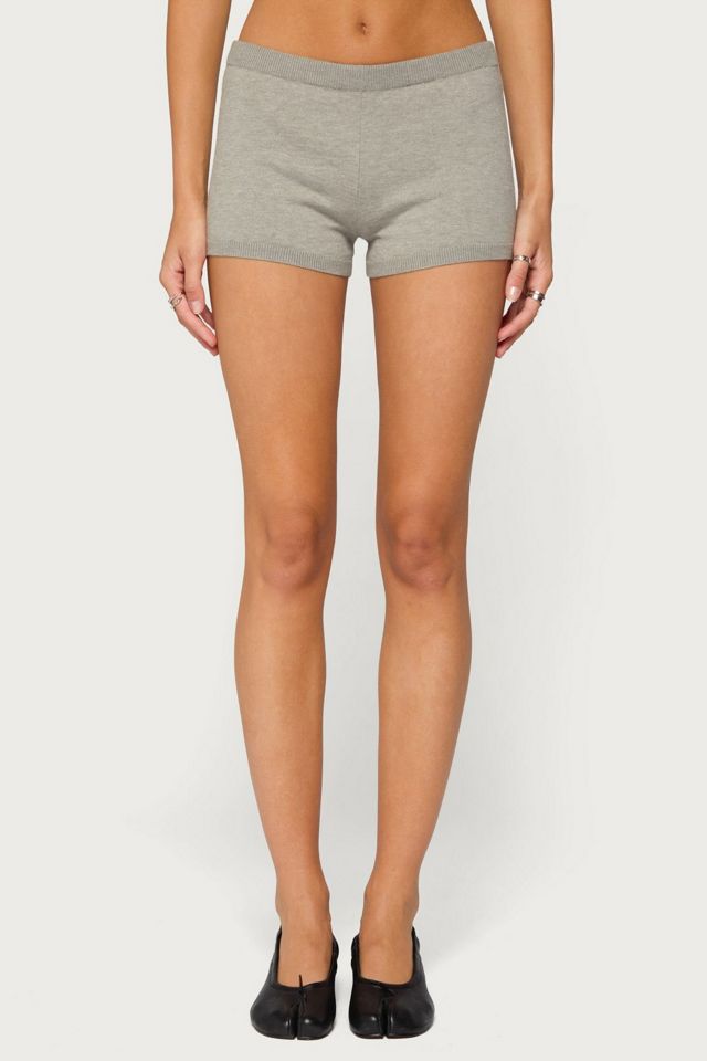 Edikted Edele Knit Micro Shorts #1