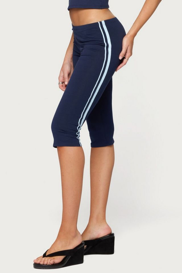 Edikted Danie Stripey Capri Leggings #3