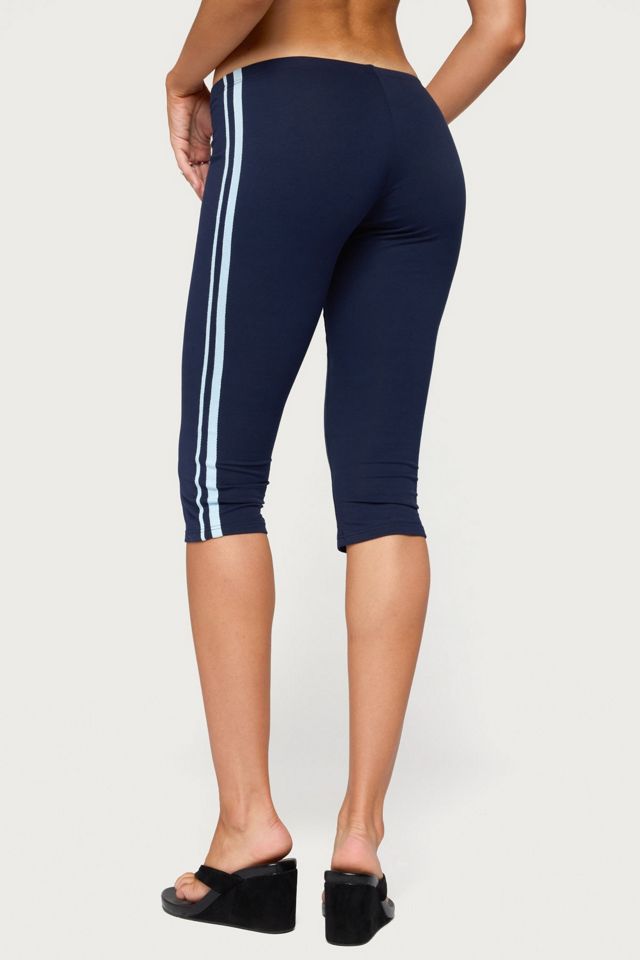 Edikted Danie Stripey Capri Leggings #4