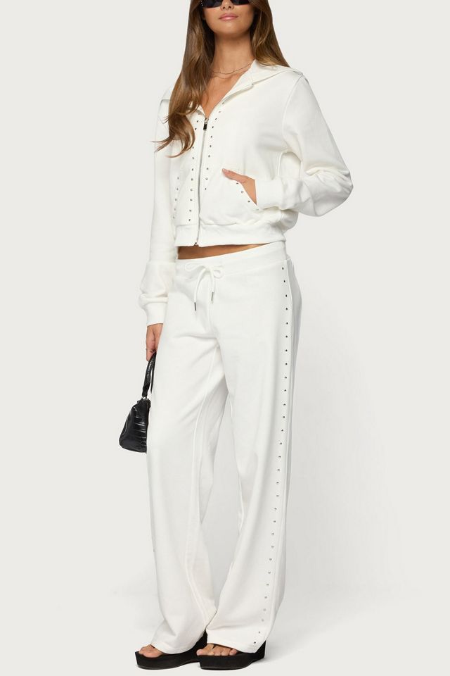 Edikted Enid Studded Zip Up Hoodie #1