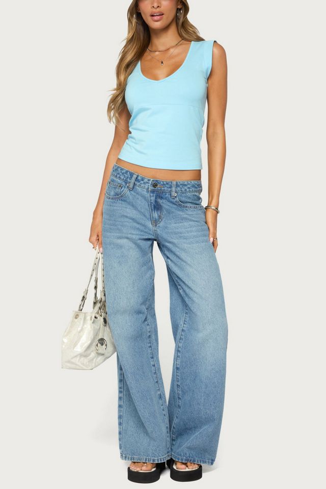 Edikted Eloya V Neck Top #1
