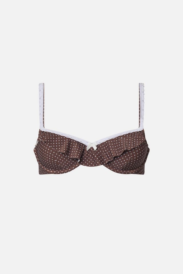 WeWoreWhat Lace Ruffle Bandeau #3