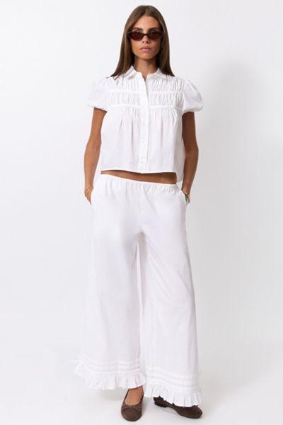 WeWoreWhat Ruffle Pull On Pant