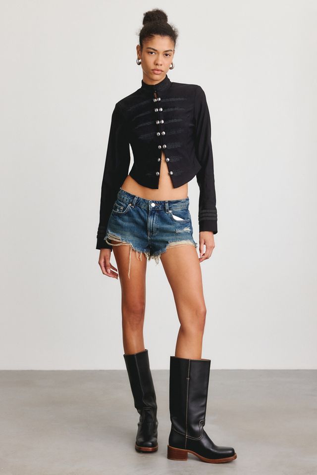 AFRM Gracelyn Cropped Band Jacket #1
