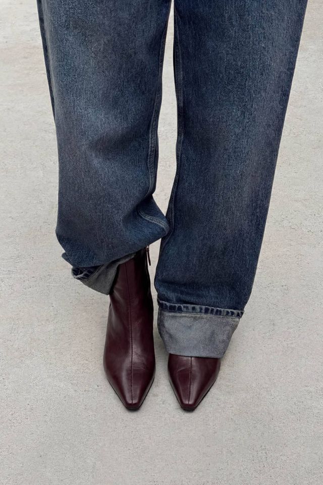ALOHAS Ambar Rift Leather Ankle Boots #1