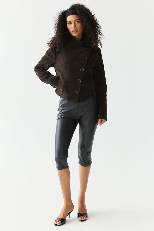 AFRM Calla Faux Leather Capri Pants #1