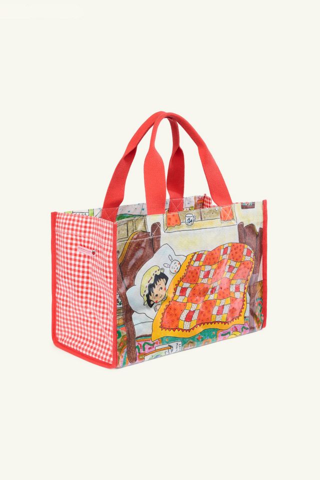 Strawberry Western Chibi Maruko Chan Carryall Bag #4