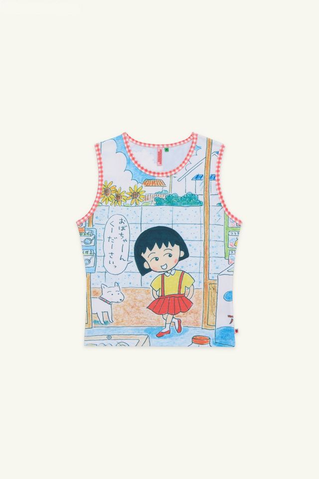Strawberry Western Chibi Maruko Chan Sweet Shopper Tank #3