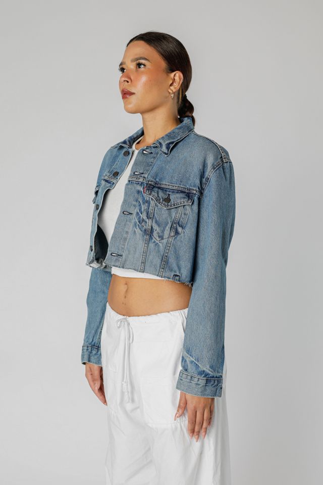 Frankie Collective Vintage Crop Denim Jacket #3