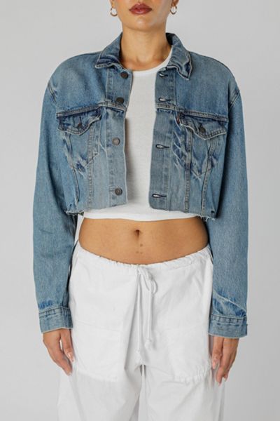 Frankie Collective Vintage Crop Denim Jacket