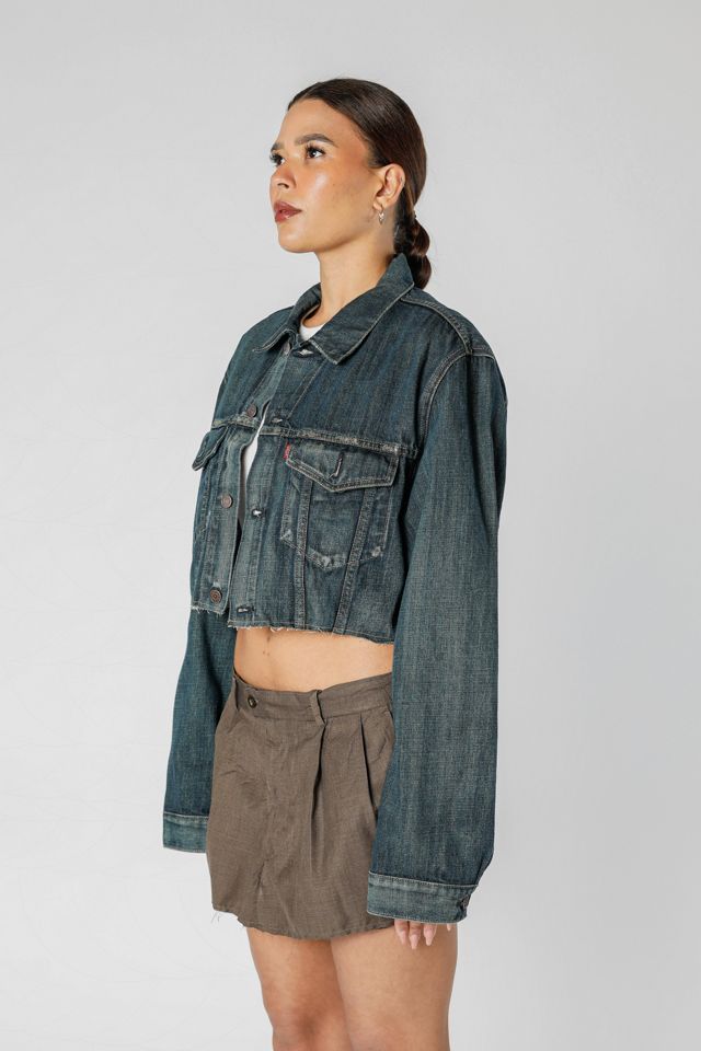 Frankie Collective Vintage Crop Denim Jacket #3