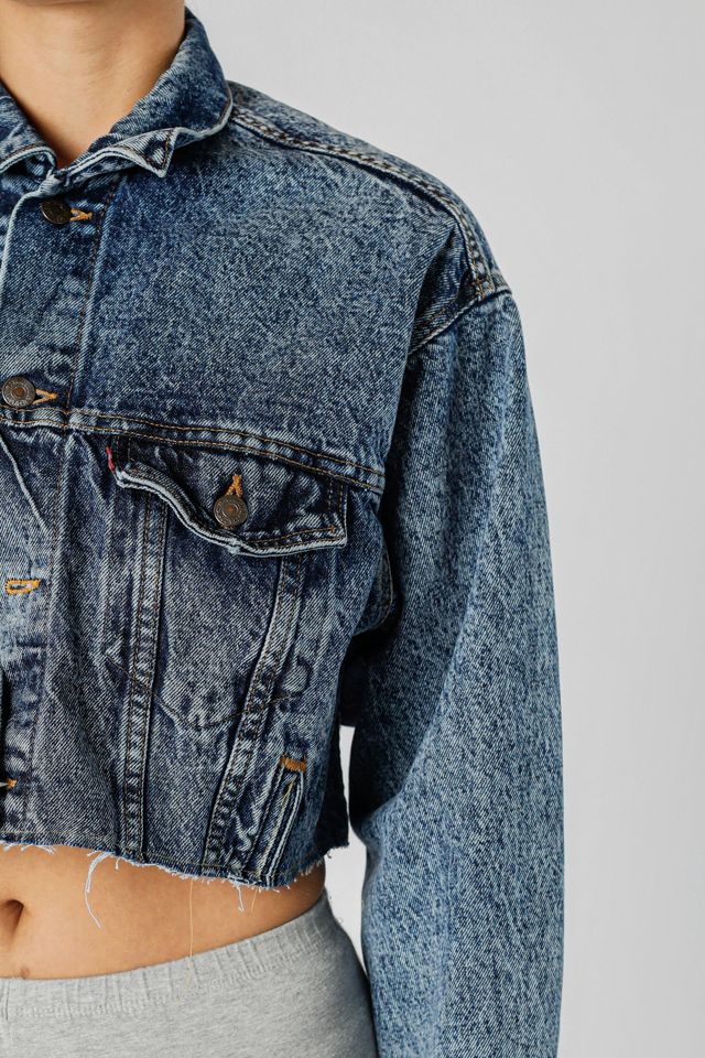 Frankie Collective Vintage Crop Denim Jacket #3