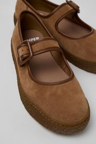 Camper Peu Terreno Suede Ballerinas