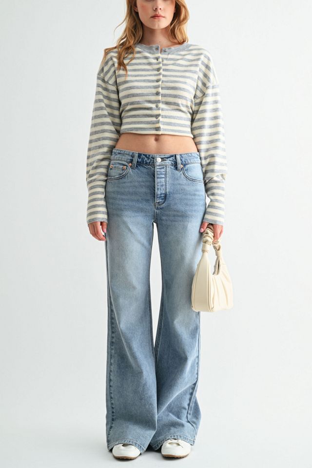 Jemina Denim The Meridian High-Rise Loose Flare Jean #2