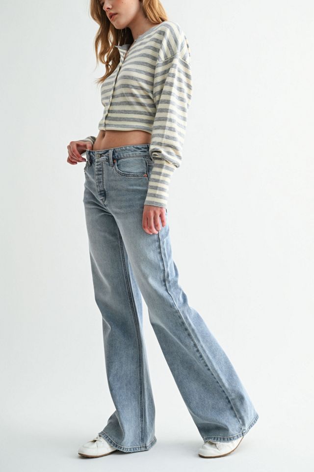 Jemina Denim The Meridian High-Rise Loose Flare Jean #3