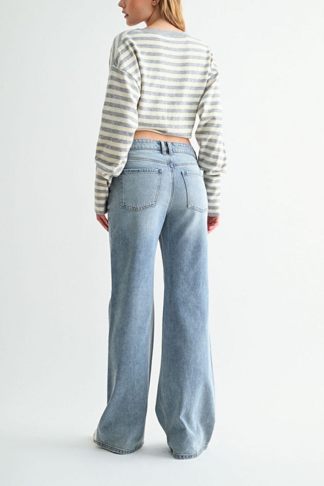 Jemina Denim The Meridian High-Rise Loose Flare Jean #4