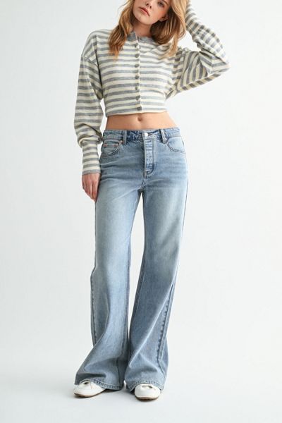 Jemina Denim The Meridian High-Rise Loose Flare Jean