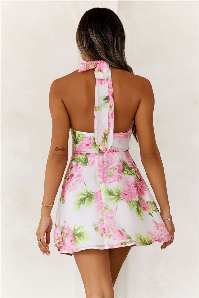 Hello Molly Flower Markets Halter Mini Dress #4
