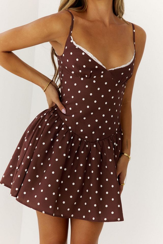 Hello Molly Wink At Me Polka Dot Mini Dress #1