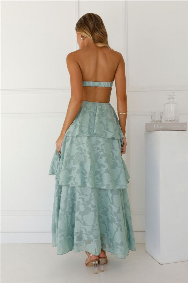 Hello Molly Whimsy In Wonderland Strapless Maxi Dress #2