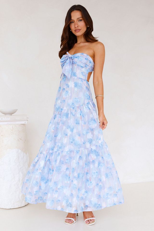 Hello Molly Ethereal Spring Strapless Maxi Dress #2
