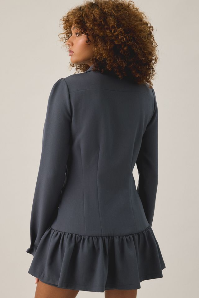 Peachy Den Romy Double-Breasted Drop Waist Mini Dress #3