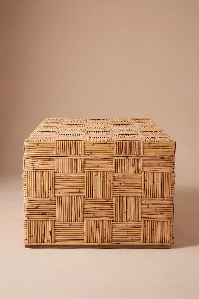 Adkin Woven Rattan Coffee Table #2
