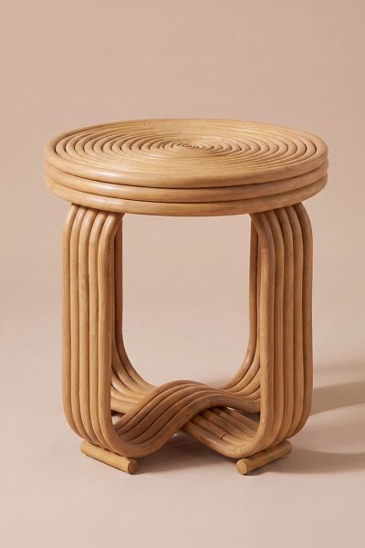 Rodin Round Rattan Side Table