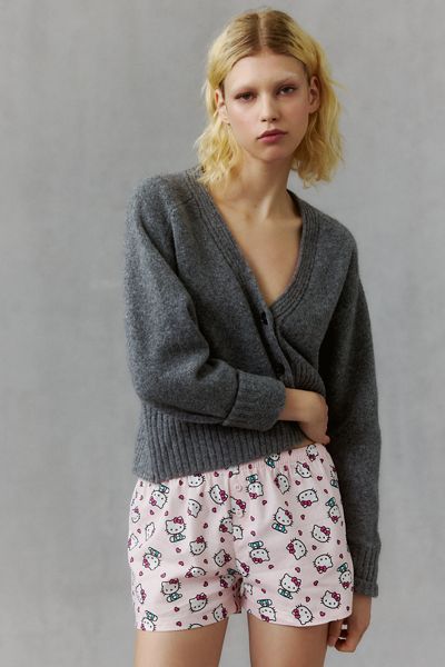 Hello Kitty Cotton Boxer PJ Shorts