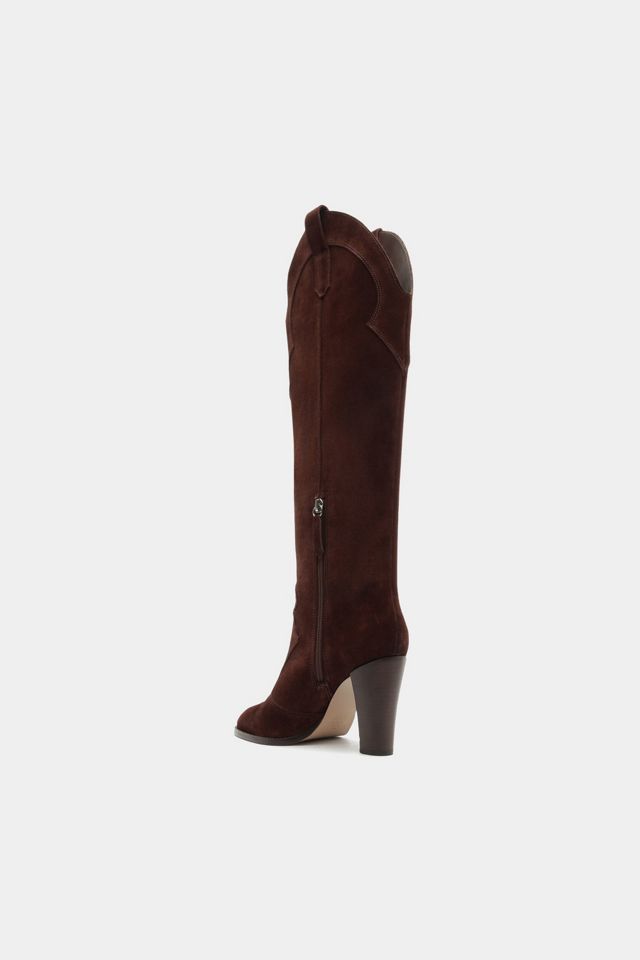 Schutz Miller Up Suede Booties #2