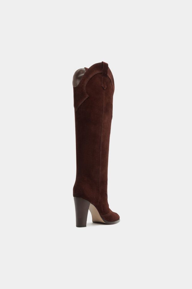 Schutz Miller Up Suede Booties #3