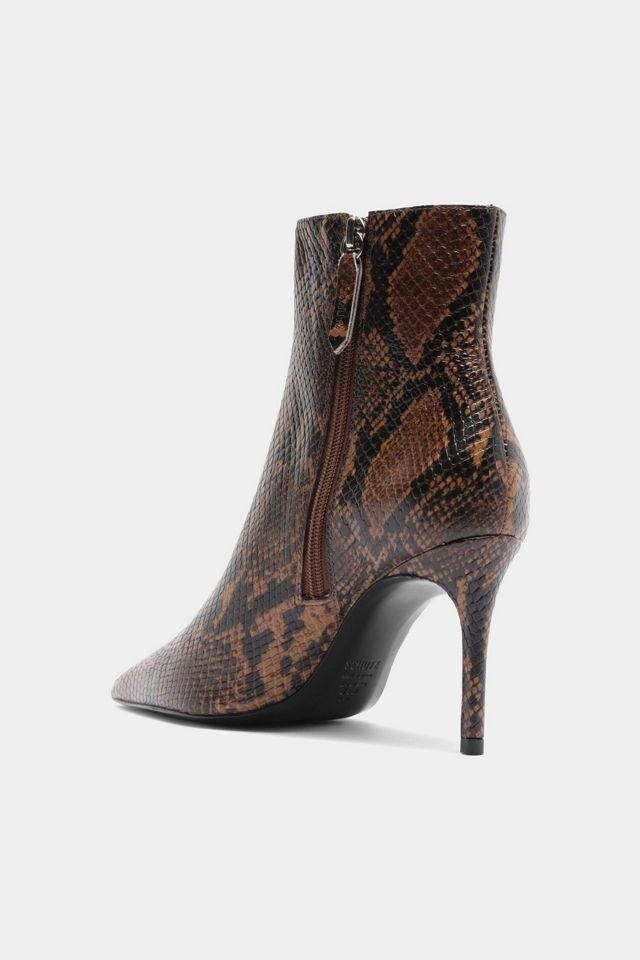 Schutz Mikki Casual Snake Print Ankle Booties #2