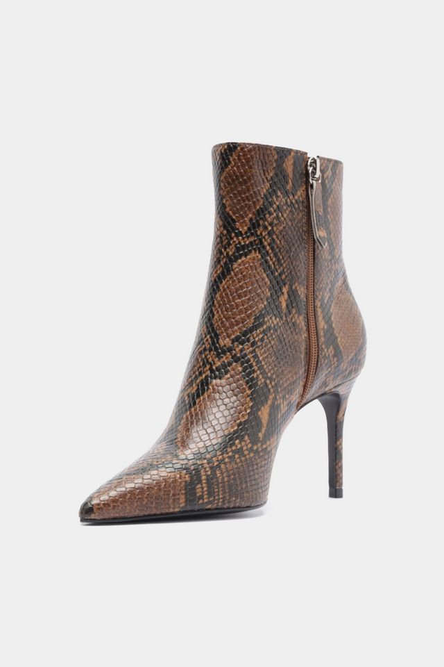 Schutz Mikki Casual Snake Print Ankle Booties #4