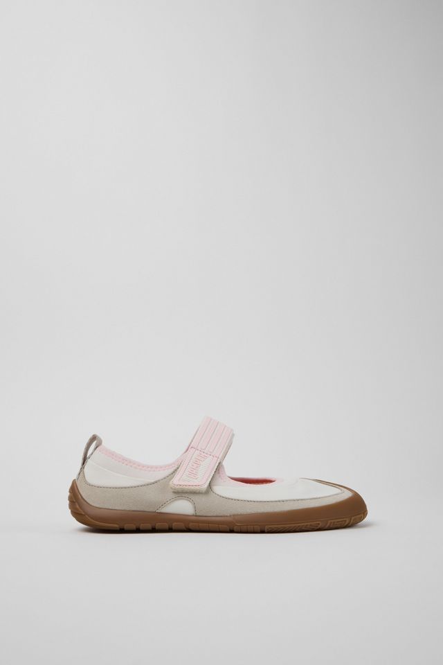 Camper Peu Path+ Suede and Textile Ballerinas #1