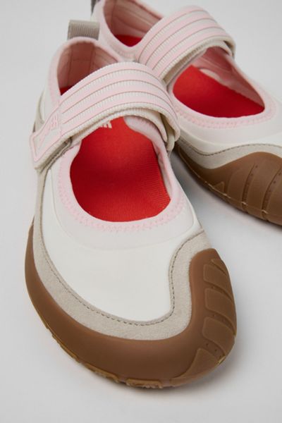 Camper Peu Path+ Suede and Textile Ballerinas