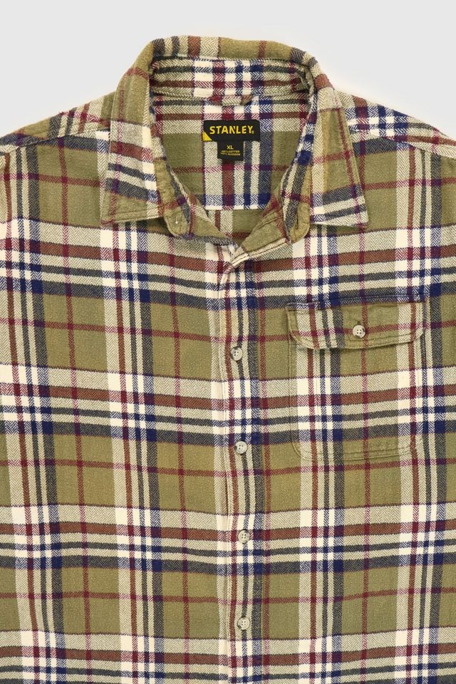 Vintage Stanley Plaid Button-Down Shirt #4